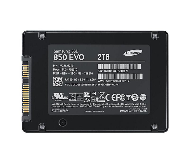 Samsung 1TB 2,5'' SATA SSD Seria 850 EVO - 216479 - zdjęcie 6